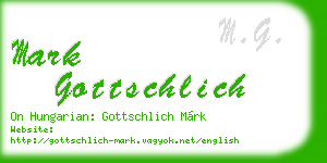 mark gottschlich business card